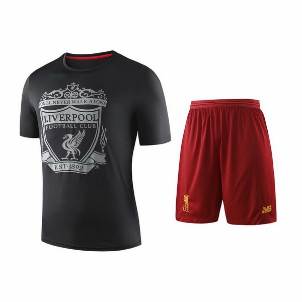 Entrenamiento Liverpool Conjunto Completo 2019-20 Negro Rojo